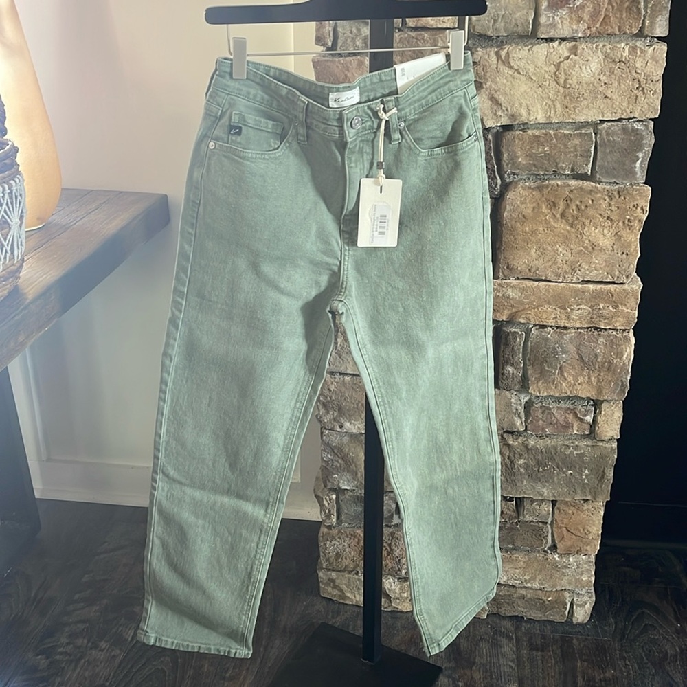 KanCan 90’s Straight Green Denim pants